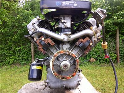  VANGUARD V-TWIN OHV 16HP 2 YR TIPUSÚ HIBÁS  MOTORBLOKK,STIGA  PARK-PRO FŰNYÍRÓTRAKTORRÓL