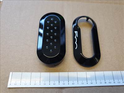 Fiat 500 gyári új , fekete színű kulcsház 50927027