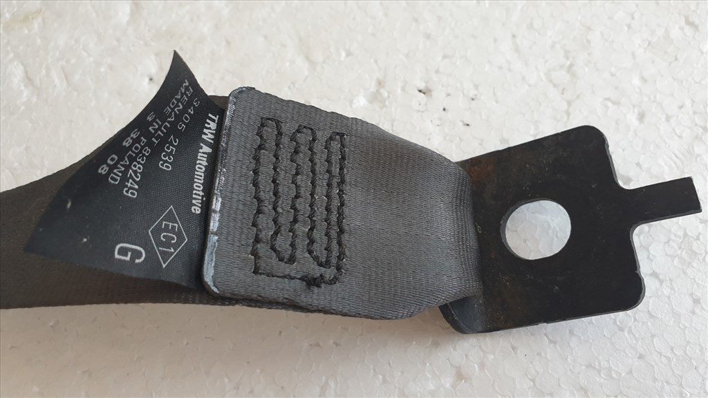 509607 Renault Clio 3 Kombi, Bal Hátsó Övfeszítő, Biztonsági Öv. 10. kép