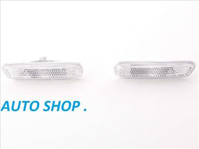 BMW E46 19976-2001 FEHÉR KRISTÁLY OLDAL INDEX