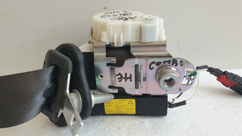 509606 Renault Clio 3 Kombi, Jobb Hátsó Övfeszítő, Biztonsági Öv.  8. kép