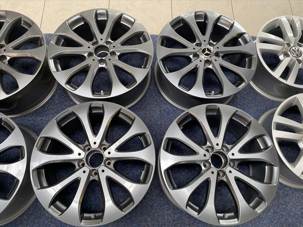 (3607)  Mercedes 18 gyári alufelni felni, 5x112, GLC E osztály 3. kép