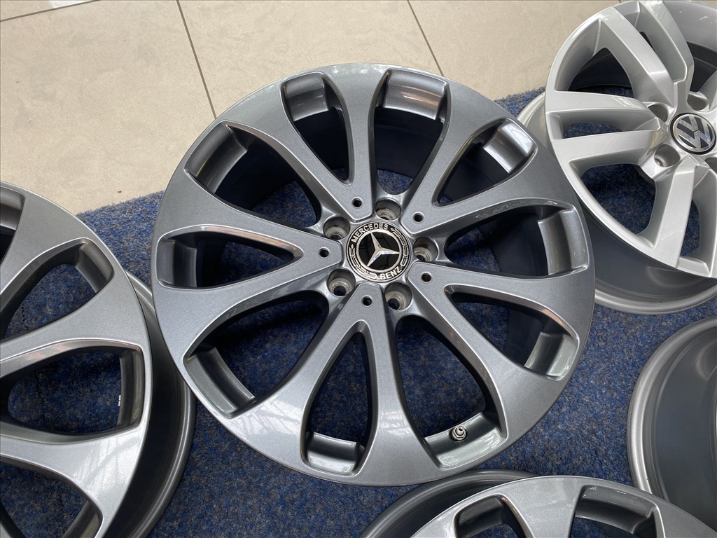 (3607)  Mercedes 18 gyári alufelni felni, 5x112, GLC E osztály 6. kép