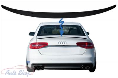 Audi A4 (B8) Fényes Fekete Csomagtér Spoiler (Évj.: 2008 - 2015)