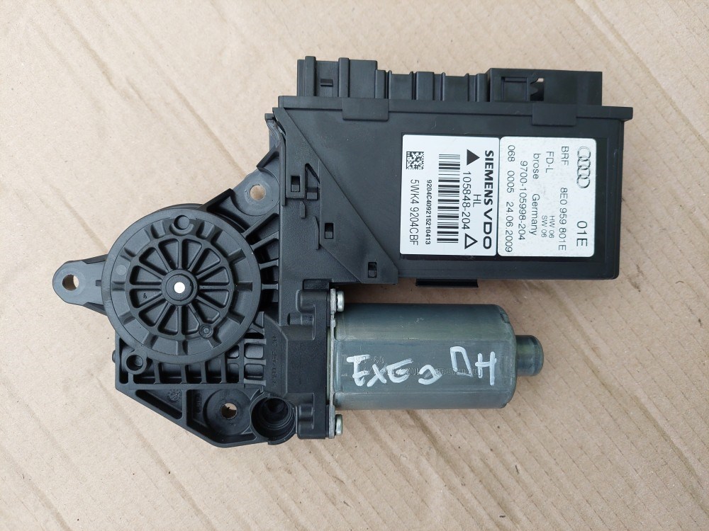 Seat Exeo-Audi A4 ablakemelő motor bal hátsó 8E0959801E 1. kép
