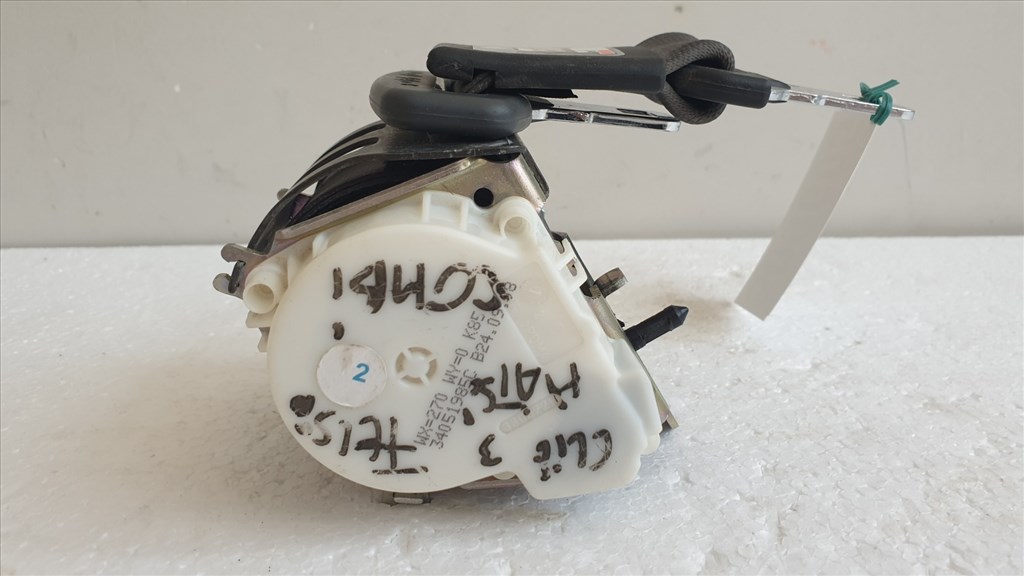 509605 Renault Clio 3, Kombi, Biztonsági Öv, Hátsó Felső, Tetőben. 6. kép