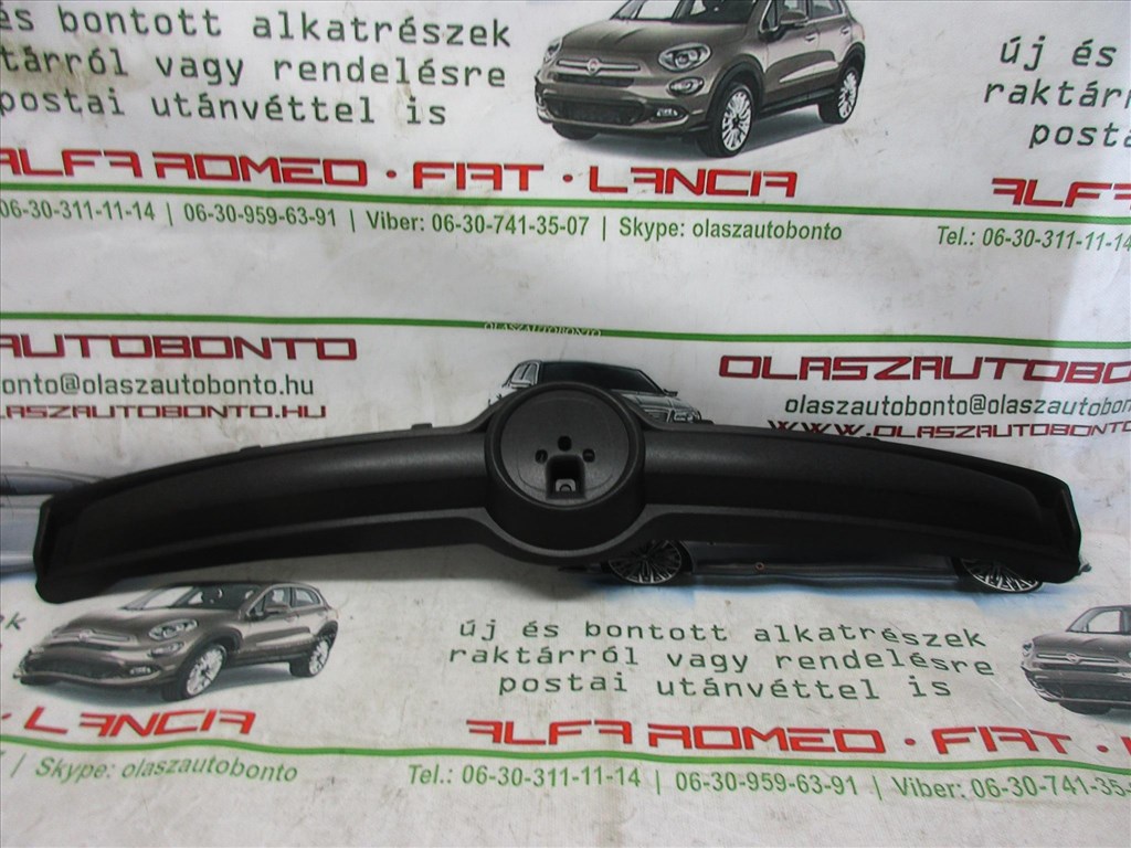 Fiat Panda III. 2012- utángyártott új, első embléma tartó díszrács 735537029 2. kép
