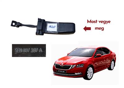 Skoda Octavia Mk3 első ajtóhatároló 5E0837267A