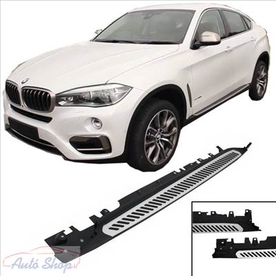 BMW F16 X6 alumínium küszöb fellépő szett