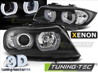 BMW E90/E91 03.05-08.08 3D U-TYPE BLACK HID Tuning