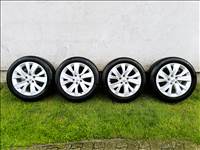 5x115 lyukosztású 18" újszerű Opel (gyári felni) alufelni, rajta jó bordázatú téli gumival eladó