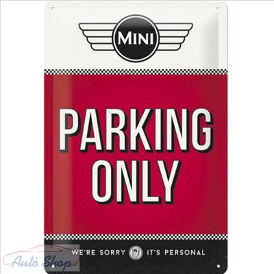 BMW MINI Nostalgic Art 22243 BMW MINI - Garázstábla Fémplakát Fém Tábla 20 x 30 cm