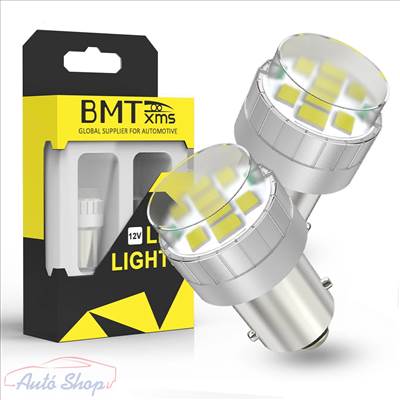 1156 BA15S P21W Canbus led izzó pár Piros