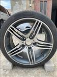 5x112 lyukosztású 17" használt alufelni, rajta 205/45 használt Hankook téli gumi gumi AMG