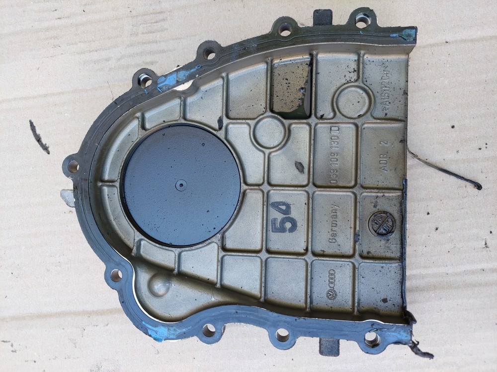 Volkswagen Phaeton-Touareg Audi A6-A8 3,0 Tdi hengerfej oldalburkolat jobb 059109130D 1. kép