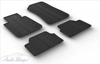 BMW E81 E82 E84 X1 E87 E88 GLEDRING 0356 Sport fekete gumiszőnyeg szett