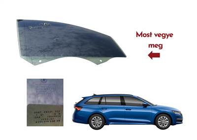 Skoda Octavia Mk3 Combi 5E jobb első ablaküveg FOT24M25SAS2