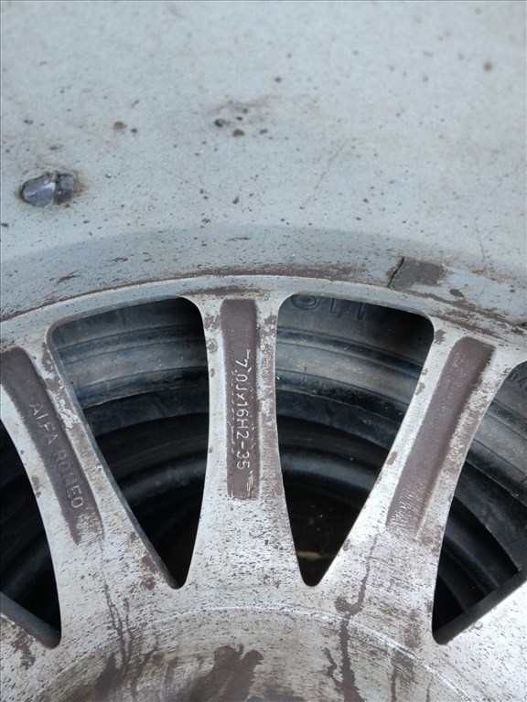 186475 Alfa Romeo 147 , 156 , Gt 7x16"-os 5x98 ET 35 alufelni (1db), görgőzni kell!!!! 60688032 3. kép