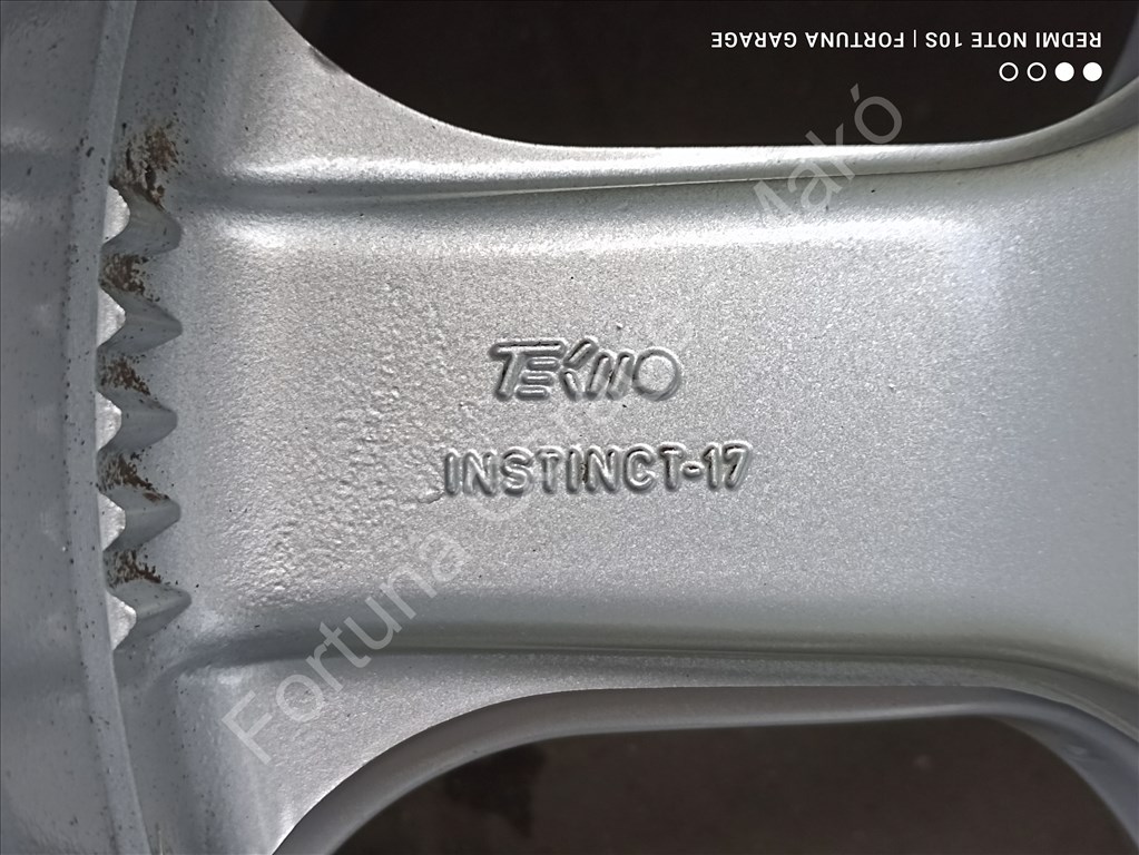 5x100 17" Tekno Instinct használt alufelni garnitúra 9. kép