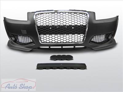 Audi A3 8P Első Lökhárító RS STYLE Fekete-Króm 06.05-04.08