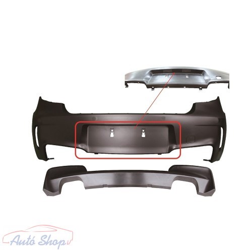 Bmw E81,E87 1M Hátsó lökhárító 2004-2010 2. kép