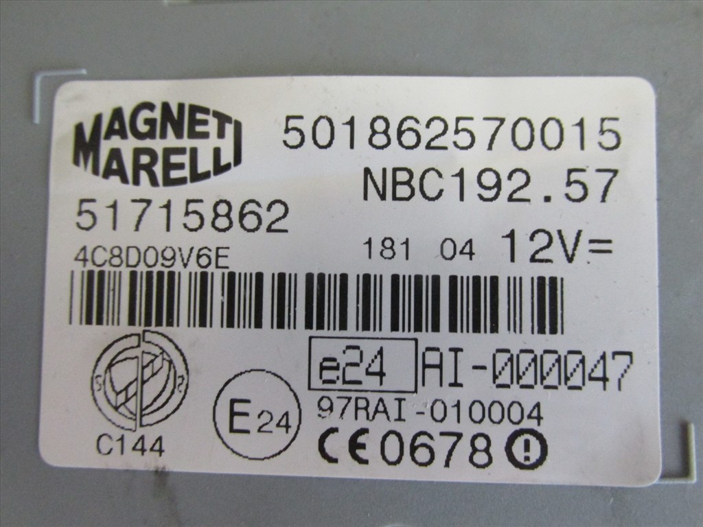 71899 Fiat Stilo 1,9 Jtd motorvezérlő szett 0281011553 4. kép