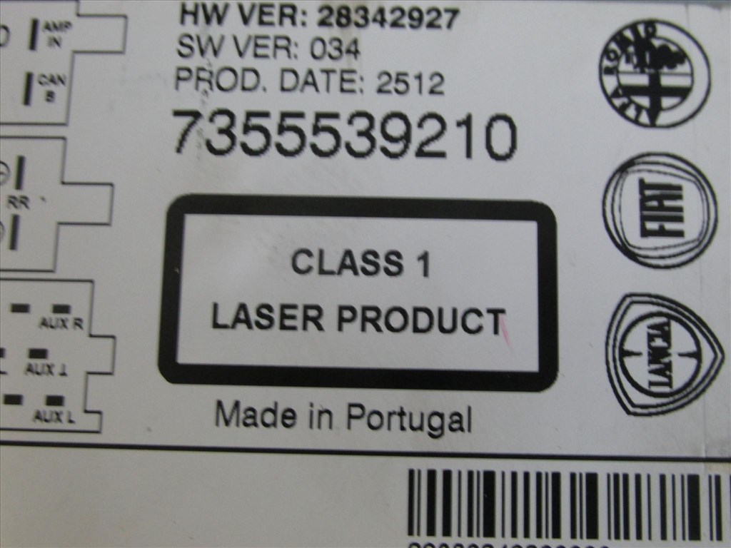 Fiat Punto Evo, My Punto, Nouva Punto Cd-s Rádió Delphi, kód nincs hozzá!!!! 735553921 3. kép