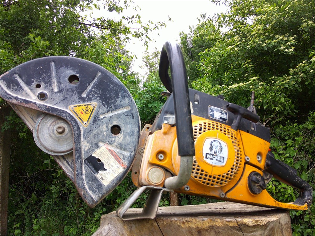 WACKER BTS 11-ES TIPUSÚ,1997-ES ÉVJÁRATÚ,BENZINES BETONVÁGÓ FELÚJÍTÁSRA-ALKATRÉSZNEK 1. kép