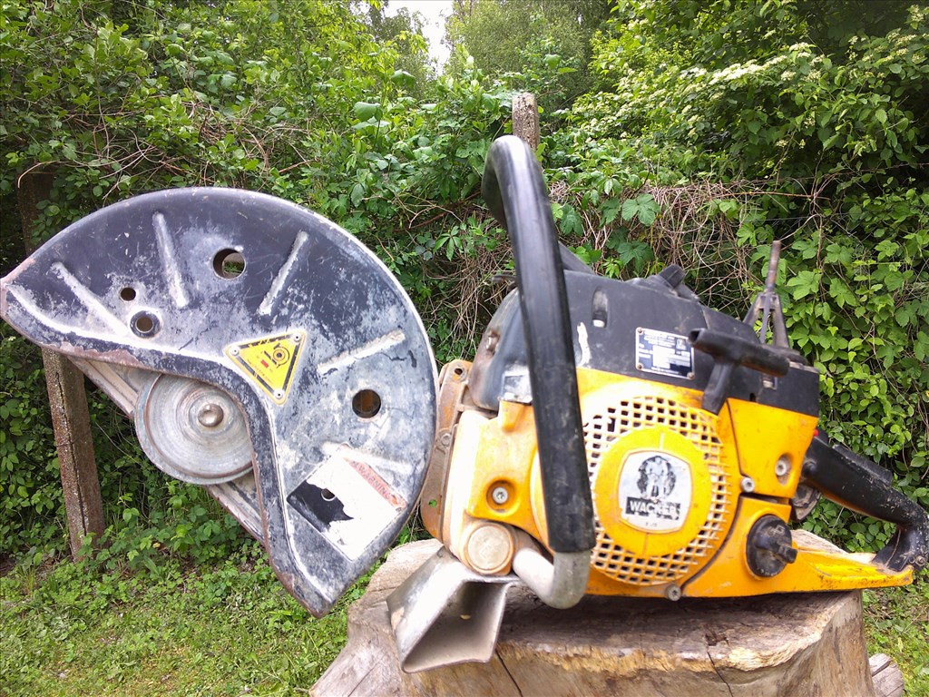 WACKER BTS 11-ES TIPUSÚ,1997-ES ÉVJÁRATÚ,BENZINES BETONVÁGÓ FELÚJÍTÁSRA-ALKATRÉSZNEK 10. kép