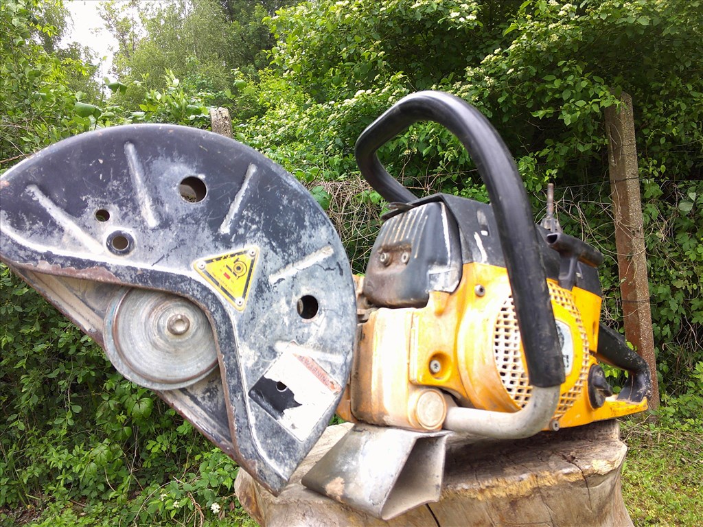 WACKER BTS 11-ES TIPUSÚ,1997-ES ÉVJÁRATÚ,BENZINES BETONVÁGÓ FELÚJÍTÁSRA-ALKATRÉSZNEK 14. kép