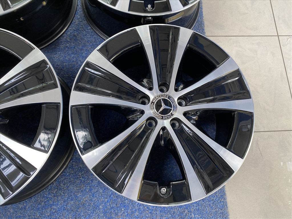 (3605)  Mercedes 18 gyári alufelni felni, 5x112, E osztály 4. kép