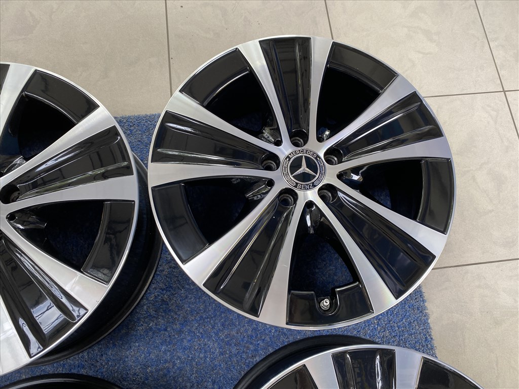 (3605)  Mercedes 18 gyári alufelni felni, 5x112, E osztály 6. kép