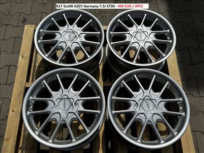 R17 5x100 AZEV Germany 7.5J ET30  alufelnik felnik alufelni felni 17"
