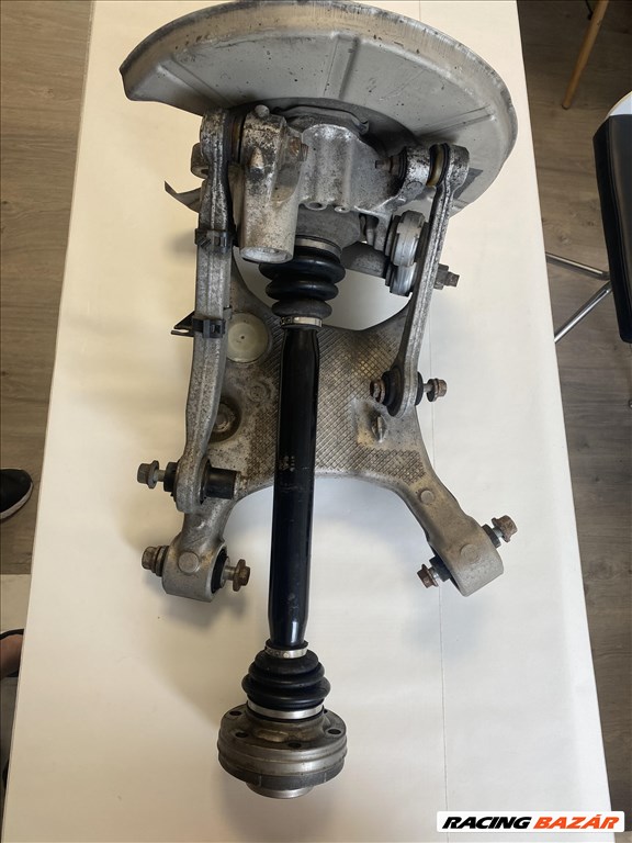 BMW E60 M5 S85 komplett bal hátsó futómű Féltengely, Lengőkar, Csonkállvány, 33212283956 33326754557 3. kép