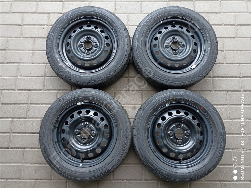 4x100 14" Mitsubishi újszerű nyári kerékgarnitúra +TPMS 2. kép