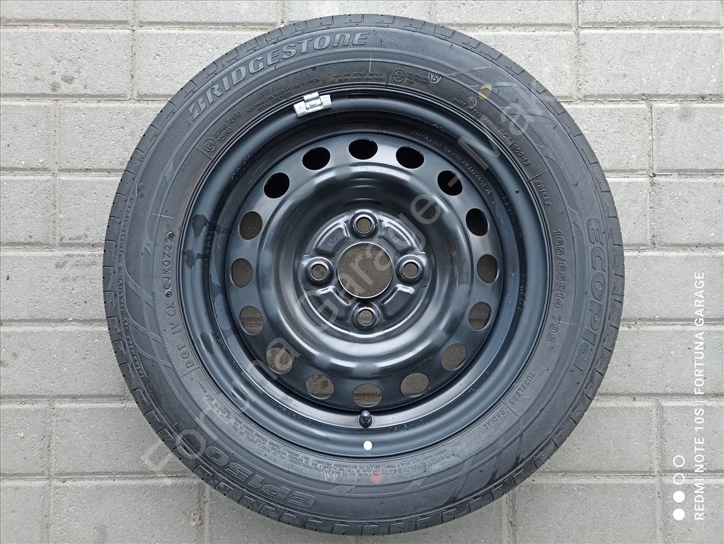 4x100 14" Mitsubishi újszerű nyári kerékgarnitúra +TPMS 3. kép