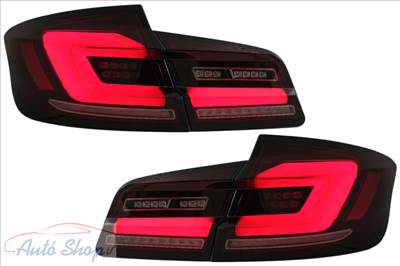 BMW F10 10-16 Piros füstös LED BAR Hátsó lámpa szett