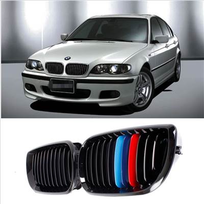 BMW E46 4- AJTÓS HÜTŐRÁCS VESE LAKK FEKETE M- ES 2002-2005