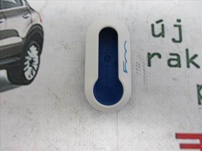 Fiat 500 gyári új, kék-fehér színű kulcsház 50927693