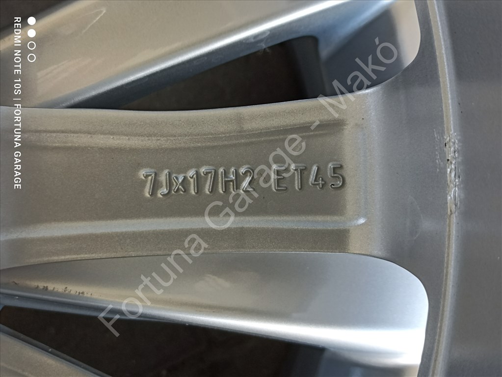 5x114.3 17" Nissan használt alufelni garnitúra +TPMS (118) 8. kép