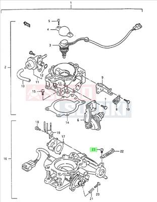 Suzuki Samurai csavar gyári 02112-05083