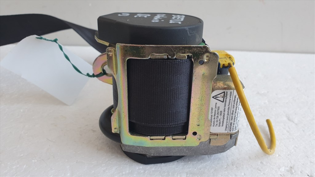 509600 VW Beetle CABRIO, 2003, Bal Első Övfeszítő, Biztonsági Öv. 2. kép