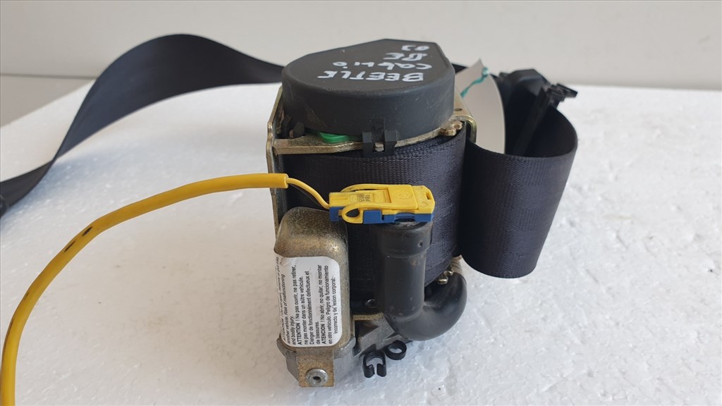 509600 VW Beetle CABRIO, 2003, Bal Első Övfeszítő, Biztonsági Öv. 3. kép