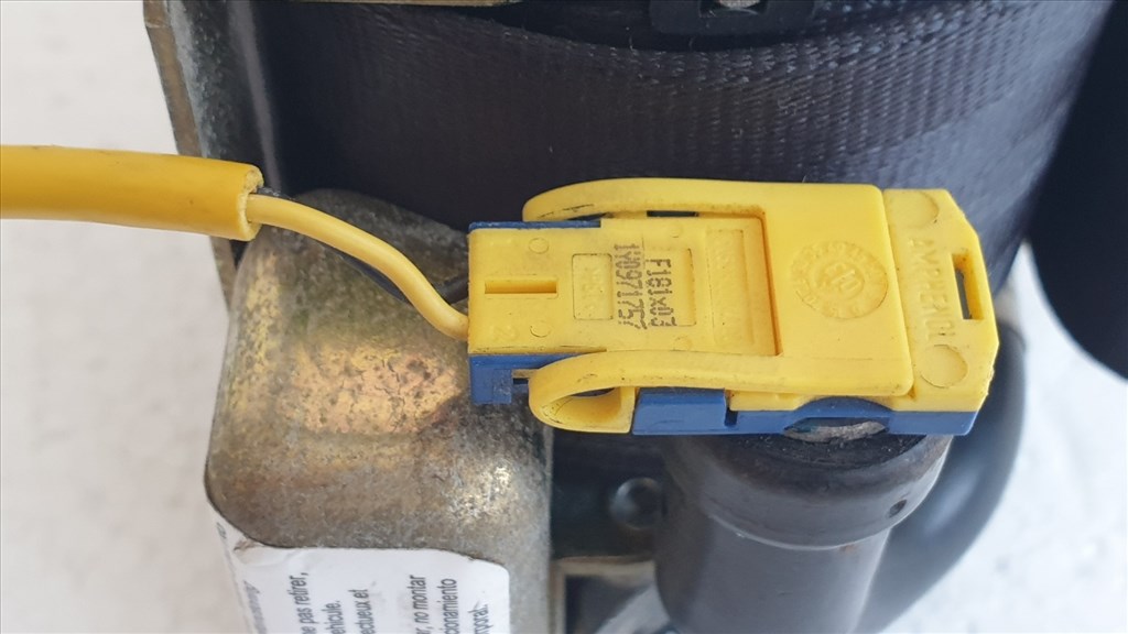 509600 VW Beetle CABRIO, 2003, Bal Első Övfeszítő, Biztonsági Öv. 9. kép