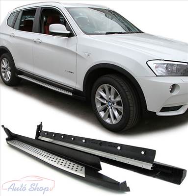 BMW X3 F25 (2011-2017) alumínium küszöb fellépő szett
