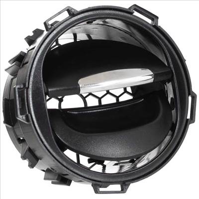 Renault Captur I beltéri szellőzőrács (bal/jobb - fekete, króm csúszkával) 2013-2019