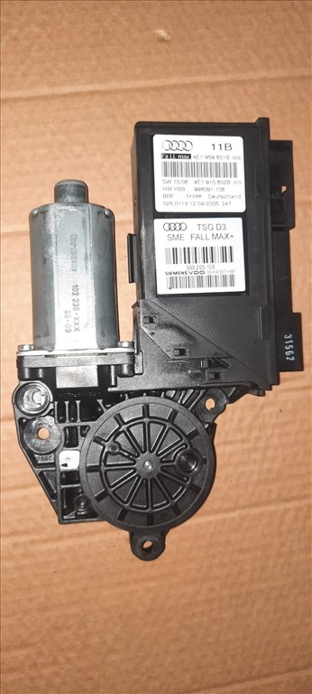 Audi A8 (D3 - 4E) bal első ablakemelő motor  4e1959801b 2. kép