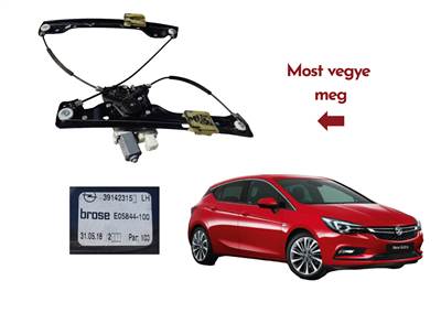 Opel Astra K Vauxhall bal első ablakemelő 39142315LH