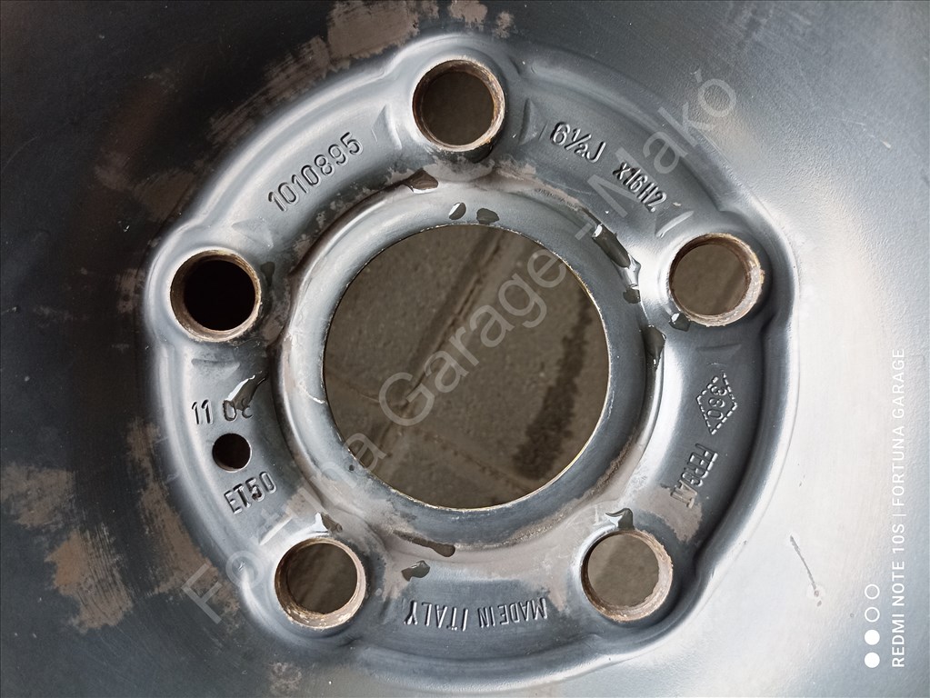 5x108 16" Renault Espace használt lemezfelni garnitúra (624) 7. kép
