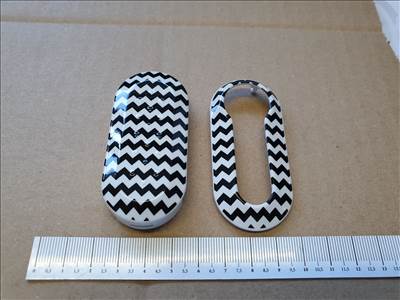 Fiat 500 gyári új, csíkos kulcsház 50927692